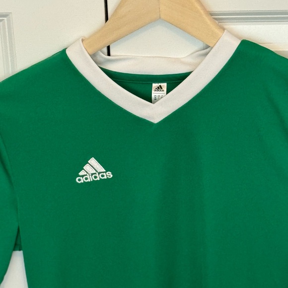 Adidas Kids Green and White Jersey, (Size Large), Athletic-wear/Active-wear - Picture 2 of 12